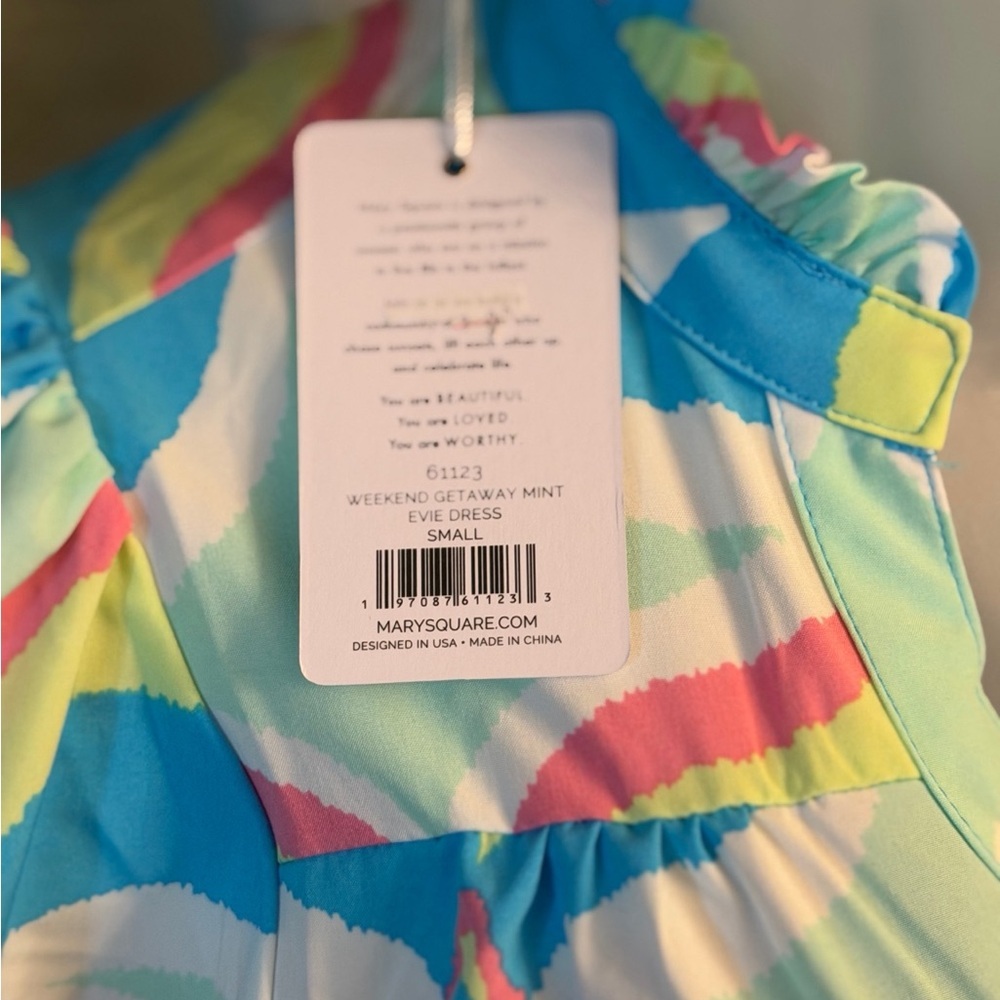โจ NWT Mary Square Evie Dress โ Weekend Getaway Mint โ Small โจ - Picture 4 of 4